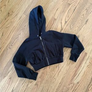 ABERCROMBIE & FITCH Soft A&F Cropped Hoodie